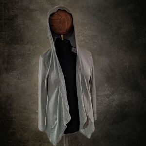 Style & Co Gray Women's Hooded Jacket Size L